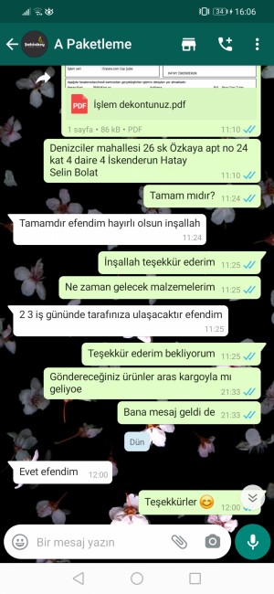 Şahinbey Ambalaj Ve Paketleme Ne Kargo Geldi Ne De Yazdıklarıma Cevap Veriyorlar