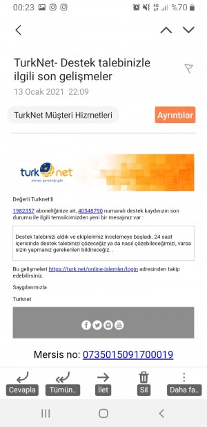 Türknet'in Bana Bağladığı İnterneti Aktif Olarak Sadece 2 Gün Kullandım