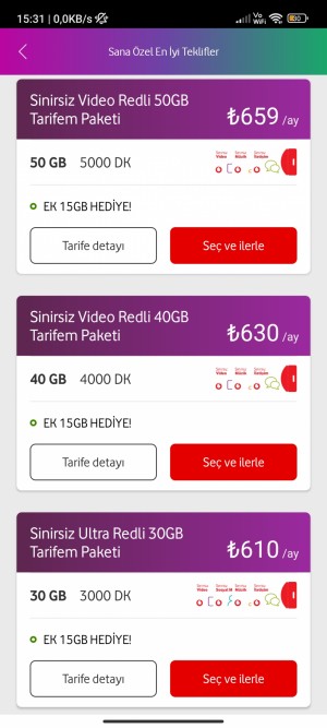 Vodafone Faturalı Tarife Tahahtüt Bitmesine Rağmen Tarifemi Yenileyemedim