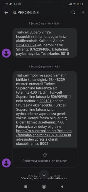 Turkcell Superonline 10 Gün Kullanamadığım İnternete 365 Tl Fatura Gönderdiler
