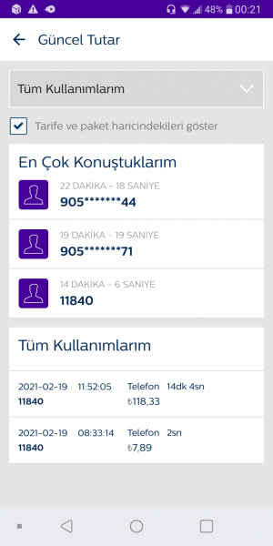 Türk Telekom 11840 Paketi 42 Tl Olan Faturam 207 Tl Geldi