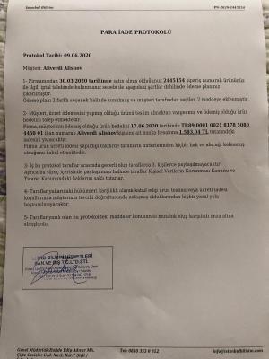 İstanbul Bilişim'den Sipariş Verdiğim Ürün De Yok Para Da.