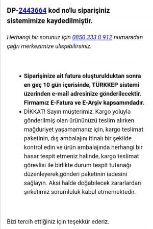 İstanbul Bilişim 244*** Siparişimin Faturası Ve Ürün