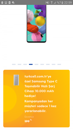 Turkcell'den Powerbank Hediye