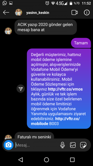 Vodafone Mobil Ödeme