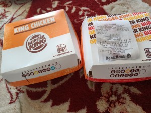 Burger King Eksik Sipariş
