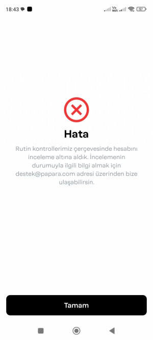 İçinde Paramla Birlikte Haksız Yere Hesabım Kapatildi