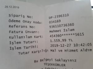 İstanbul Bilişim'den Siparişimi İptal Edip, Ücret İadesini İstedim