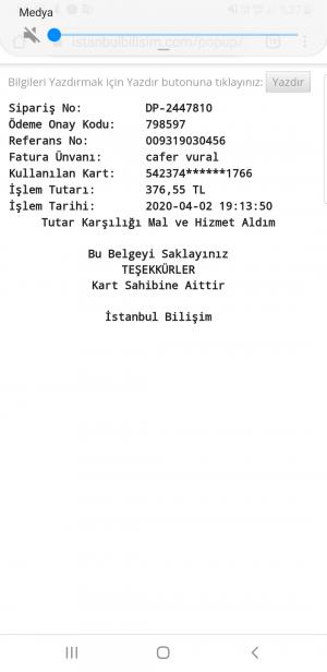 İstanbul Bilişim Para İadesi