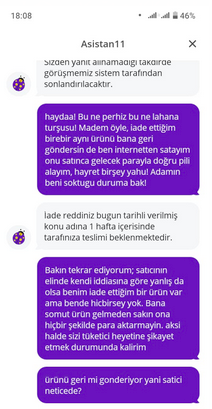 N11.com Saticiya Dolandiricilikta Yardim Ederken Beni Magdur Etti!