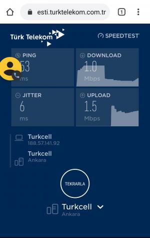 Turkcell'de İnternet Çekmiyor