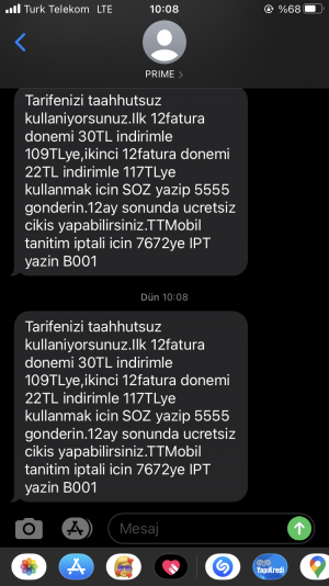 Türk Telekom Taahhütlendirme İşlemi